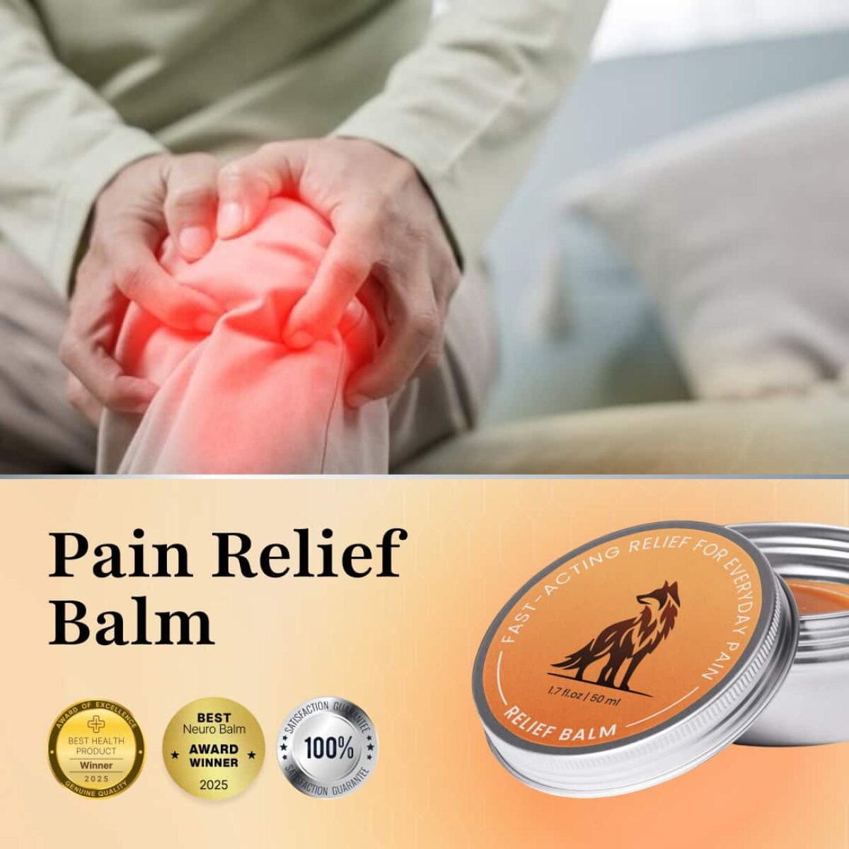 Applying TheraWolf Balm